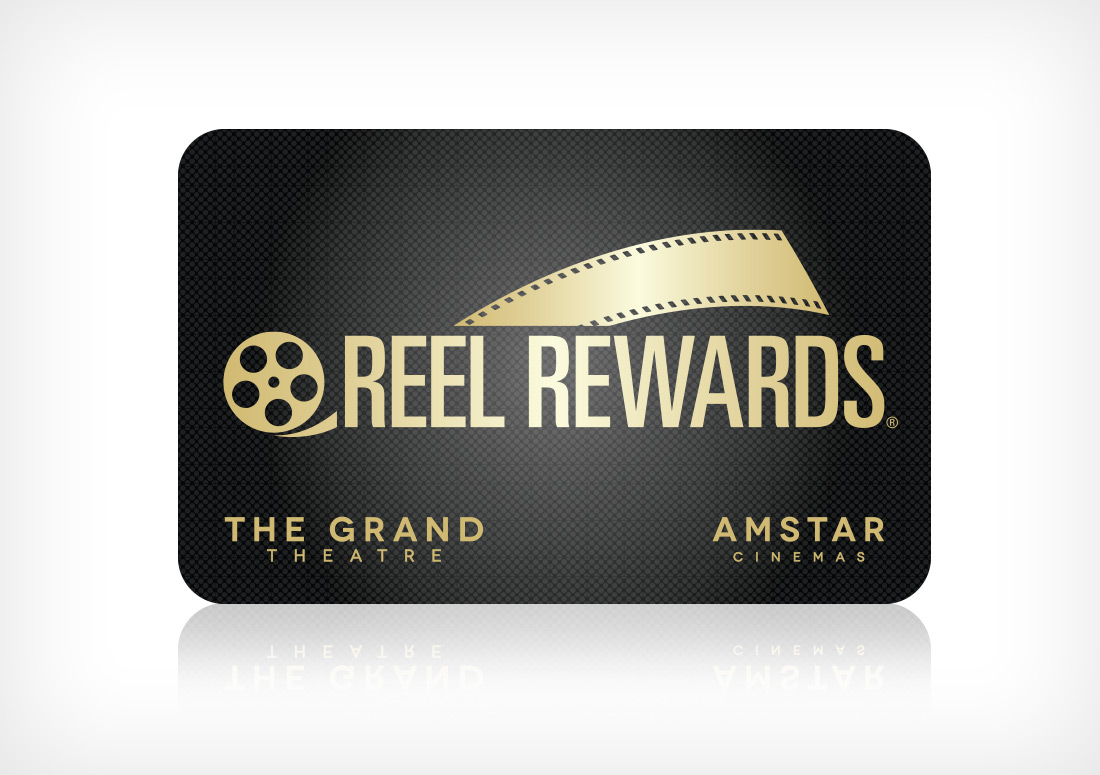 Reel Rewards Card branding design