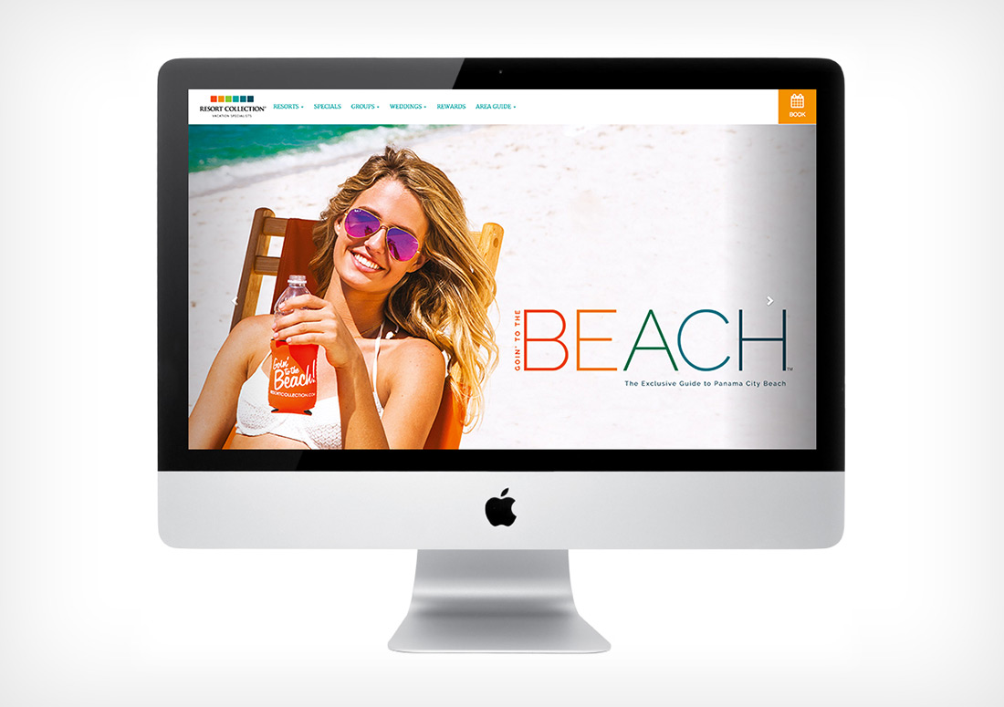 Resort Collection Website web design branding
