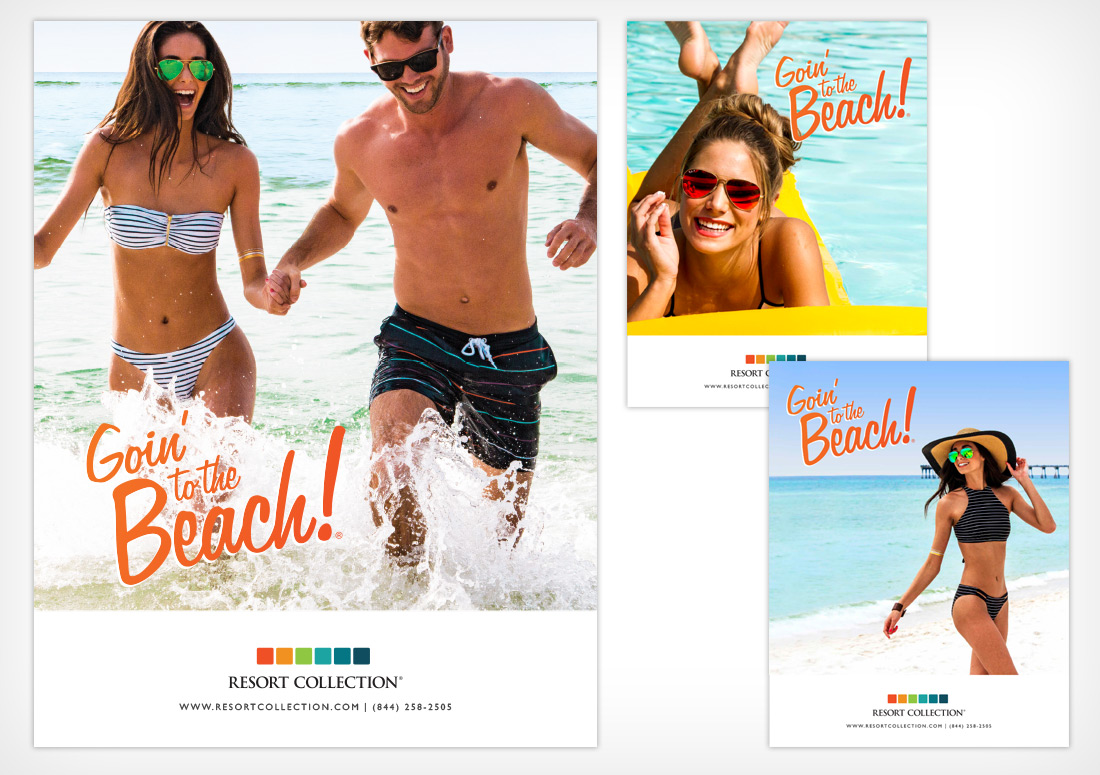 Resort Collection Print Ad Campaign branding advertising advertisement