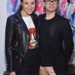 Micaela Erlanger and Christian Siriano attend the opening of Christian Siriano's new store, The Curated, hosted by Alicia Silverstone and sponsored by VIE Magazine on April 17, 2018, in New York City.