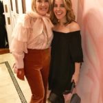 The Idea Boutique's owner/founder Lisa Burwell and musical artist Morgan James, attend the opening of Christian Siriano's new store, The Curated, hosted by Alicia Silverstone and sponsored by VIE Magazine on April 17, 2018, in New York City