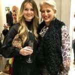 Hairstylist Brooke Miller and Dorinda Medley at the opening of Christian Siriano's new store, The Curated NYC, hosted by Alicia Silverstone and sponsored by VIE Magazine on April 17, 2018, in New York City.