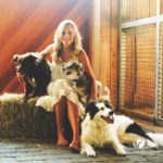 Laurie Hood Editorial Feature September/October 2014 Animal Issue - Laurie with her dogs
