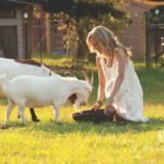 Laurie Hood Editorial Feature September/October 2014 Animal Issue - Laurie with goats