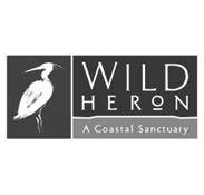 Wild Heron - A Coastal Sanctuary Logo